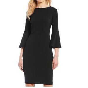 Calvin Klein | Black Bell Sleeved Dress